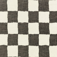 Z816/04 Checkmate Obsidian Checkmate Fabric by Zinc Textile