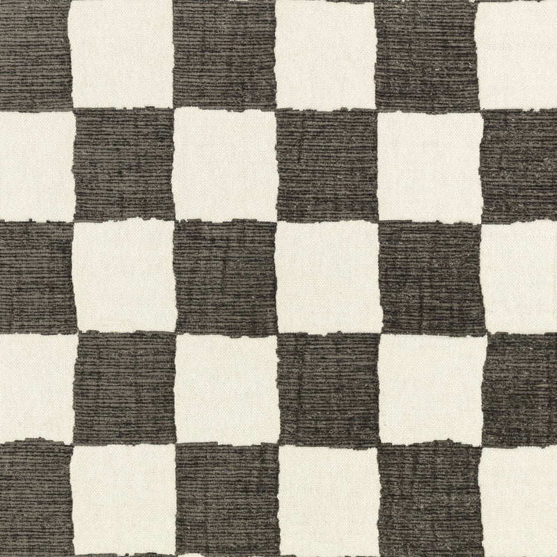 Z816/04 Checkmate Obsidian Checkmate Fabric by Zinc Textile