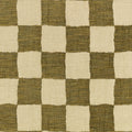 Checkmate Olive Checkmate Fabric by Zinc Textile