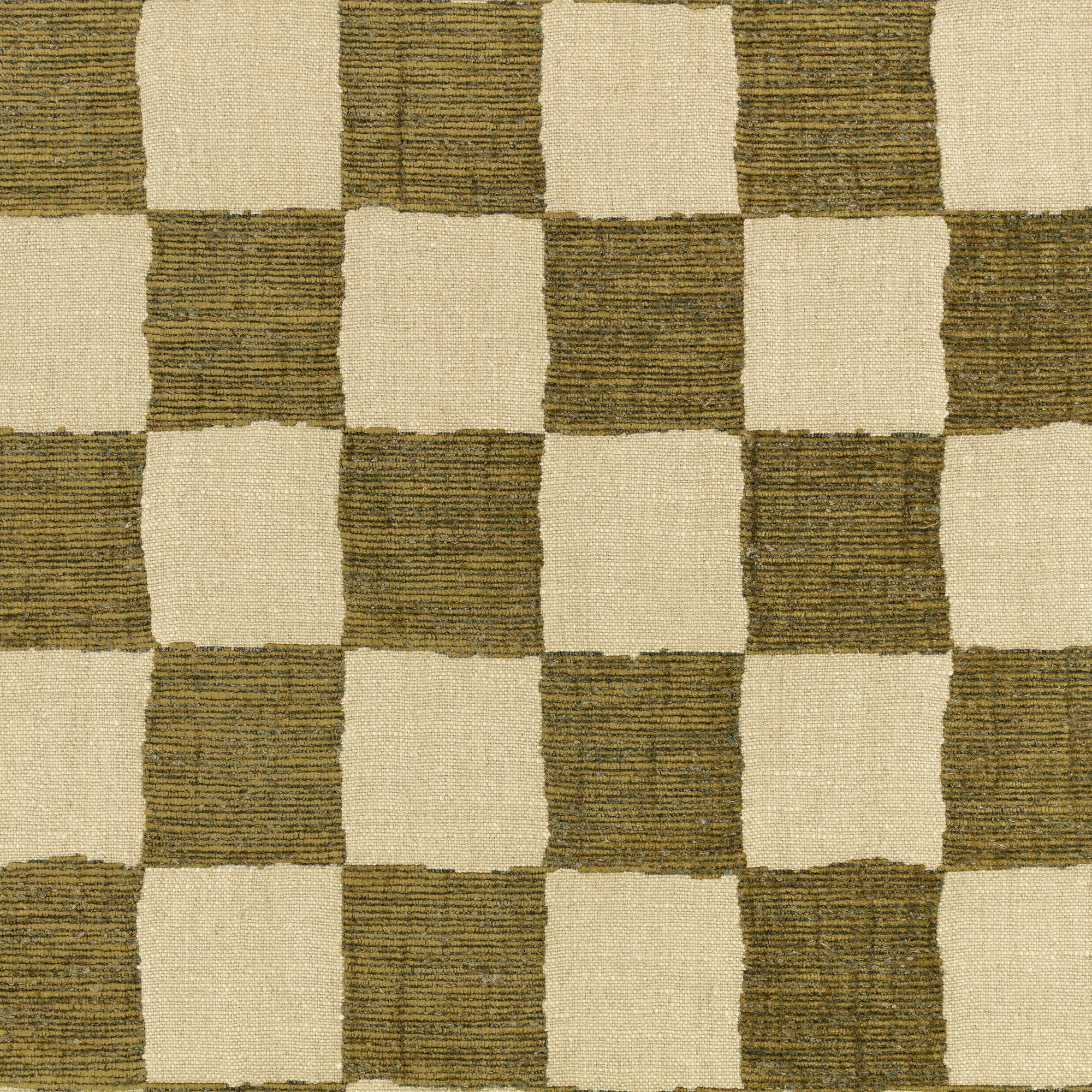 Z816/06 Checkmate Olive Checkmate Fabric by Zinc Textile