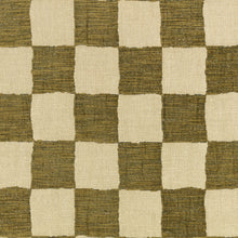 Z816/06 Checkmate Olive Checkmate Fabric by Zinc Textile