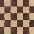 Checkmate Eggplant Checkmate Fabric by Zinc Textile