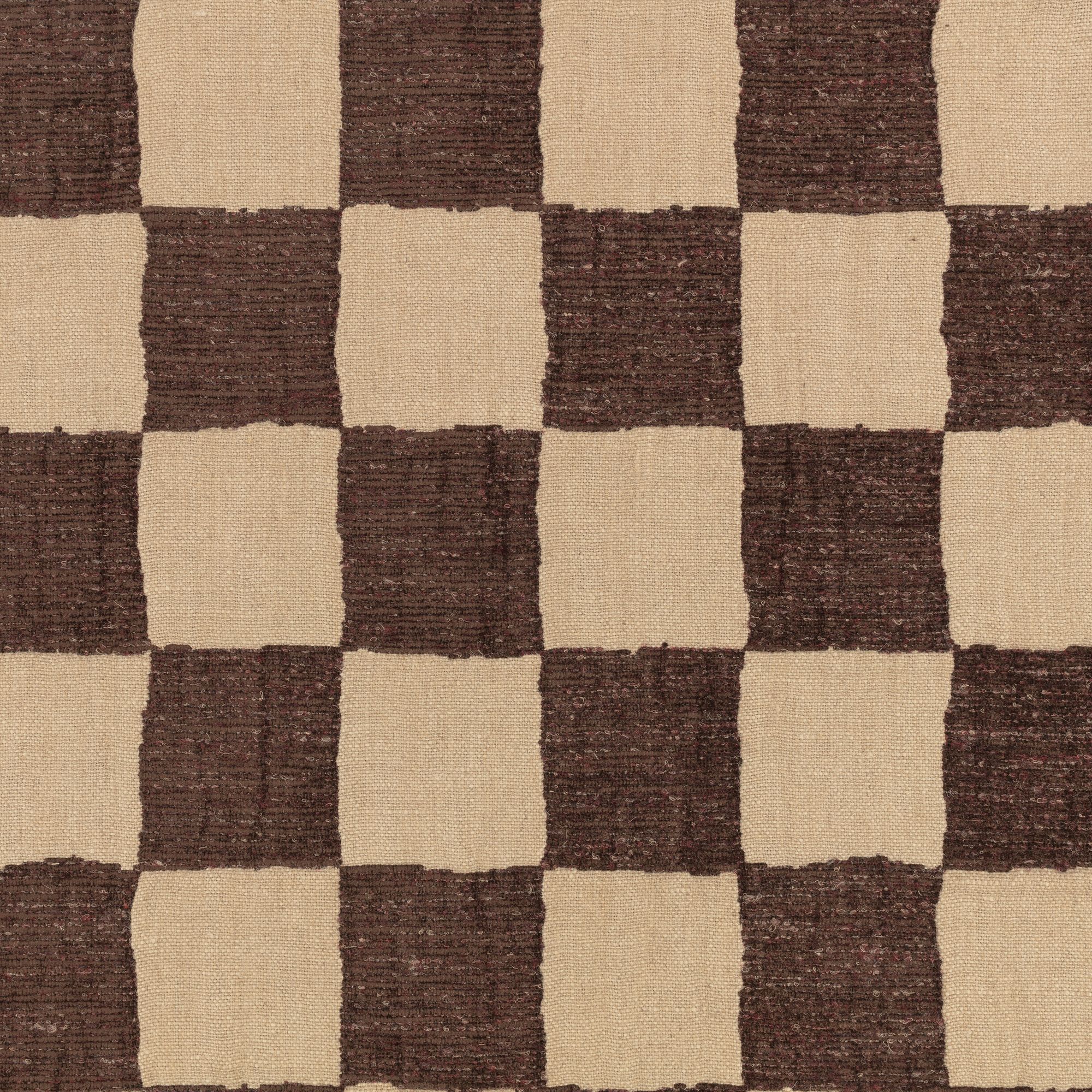 Z816/07 Checkmate Eggplant Checkmate Fabric by Zinc Textile