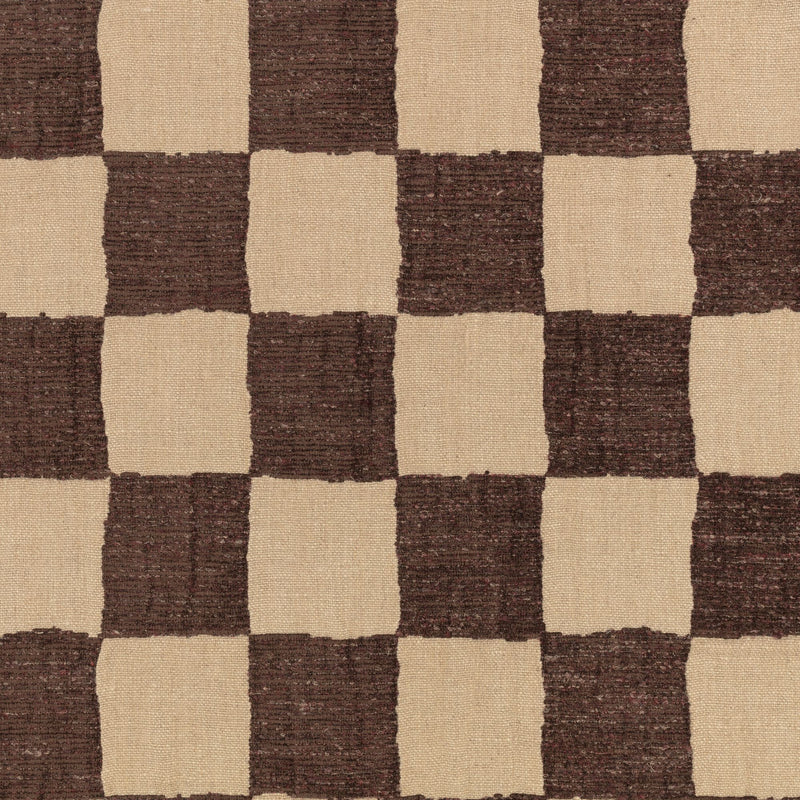Z816/07 Checkmate Eggplant Checkmate Fabric by Zinc Textile