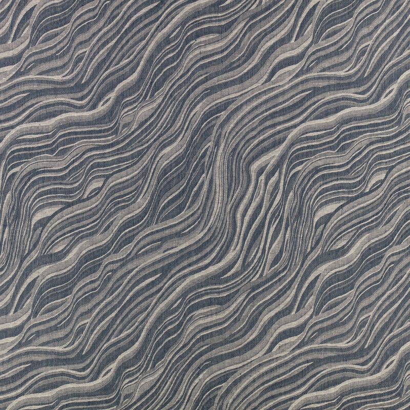 Z848/04 Naoshima Ocean Dieter Vander Velpen Linens Fabric by Zinc Text