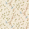Eleanora Print Evergreen Wallpaper by Zoffany