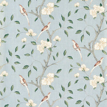 313047 Eleanora Print Stockholm Blue Wallpaper by Zoffany