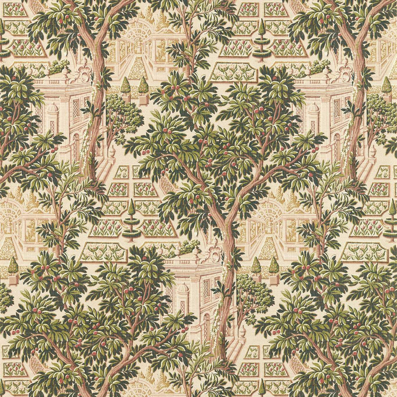 313051 Italian Garden Tuscan Pink Wallpaper by Zoffany