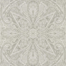 313019 Grand Paisley Cotswolds Manor Silver Wallpaper by Zoffany