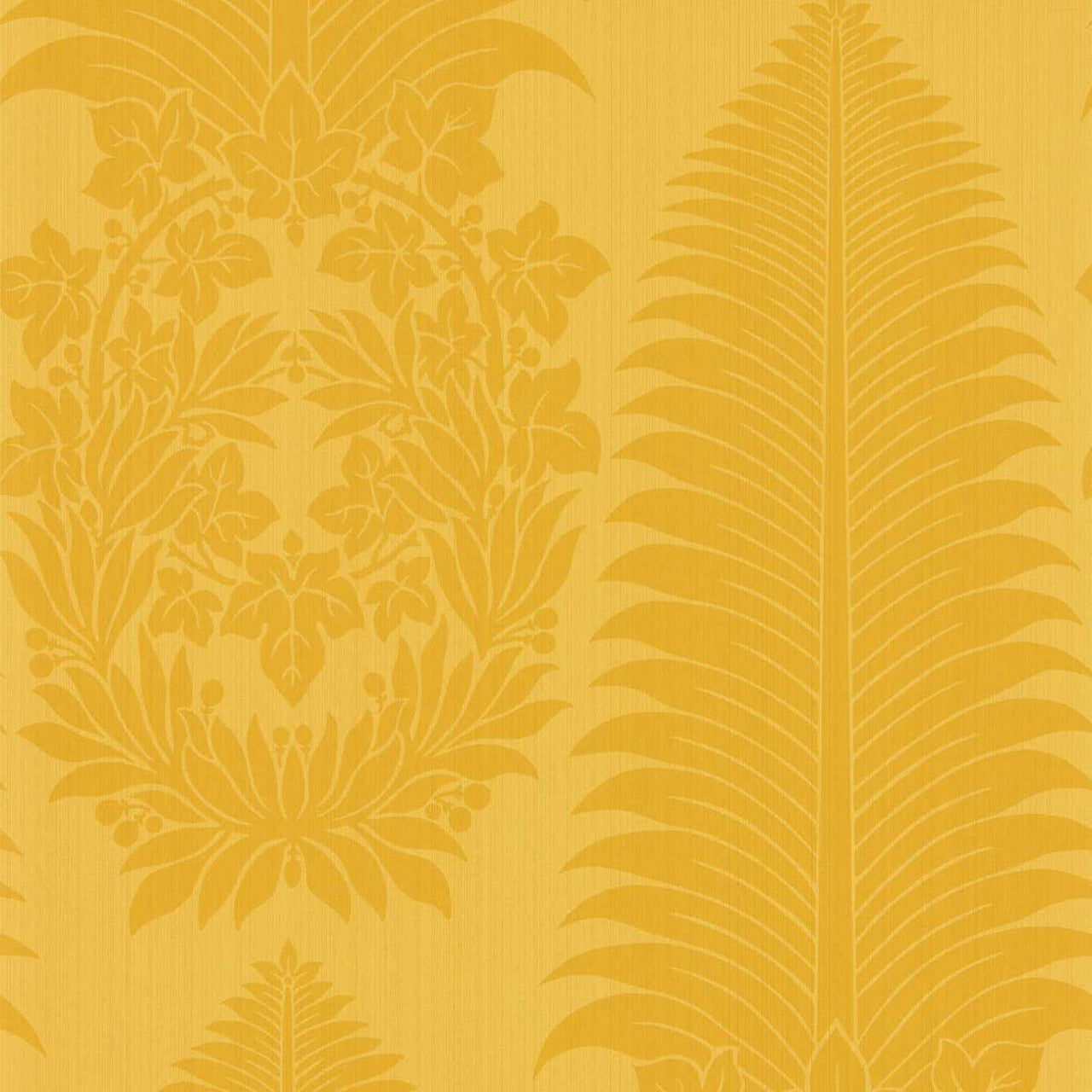 313022 Marsden's Palm Damask Cotswolds Manor Tigers Eye Wallpaper by Zoffany