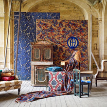 313025 French Marble Cotswolds Manor Reign Blue Wallpaper by Zoffany