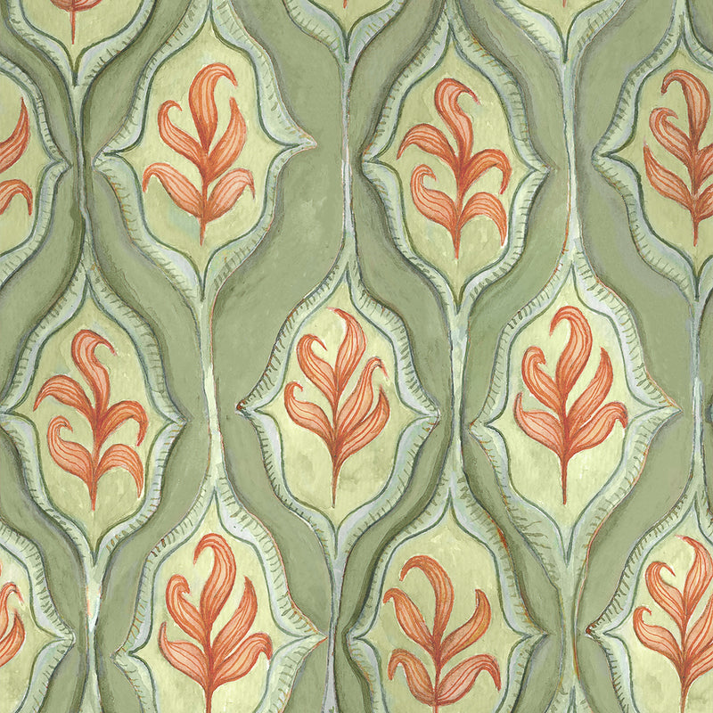 Zephyr Moss Wallpaper by Voyage Maison | ZEPHYR/WPO/MOS
