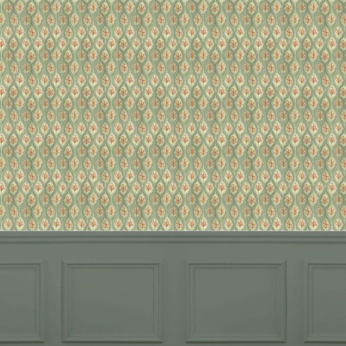 Zephyr Moss Wallpaper by Voyage Maison | ZEPHYR/WPO/MOS