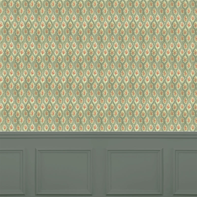 Zephyr Moss Wallpaper by Voyage Maison | ZEPHYR/WPO/MOS