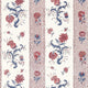 Papaver Stripe Indigo Madder Indienne Wallpaper by Zoffany