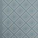 Marquetry Trellis Azure Indienne Wallpaper by Zoffany