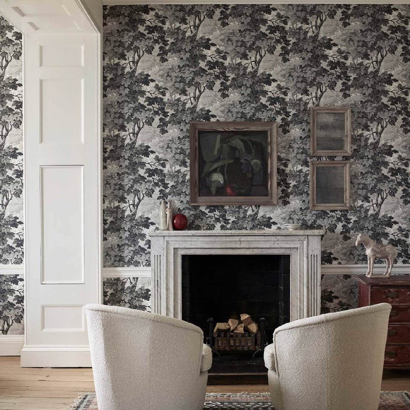 ZINW310059 Richmond Park Kensington Walk Wallpaper by Zoffany