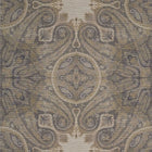 312645 Elswick Paisley Cotswolds Manor Blue Umber Wallpaper by Zoffany