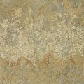 Belvoir Blue and Amber Wallpaper by Zoffany