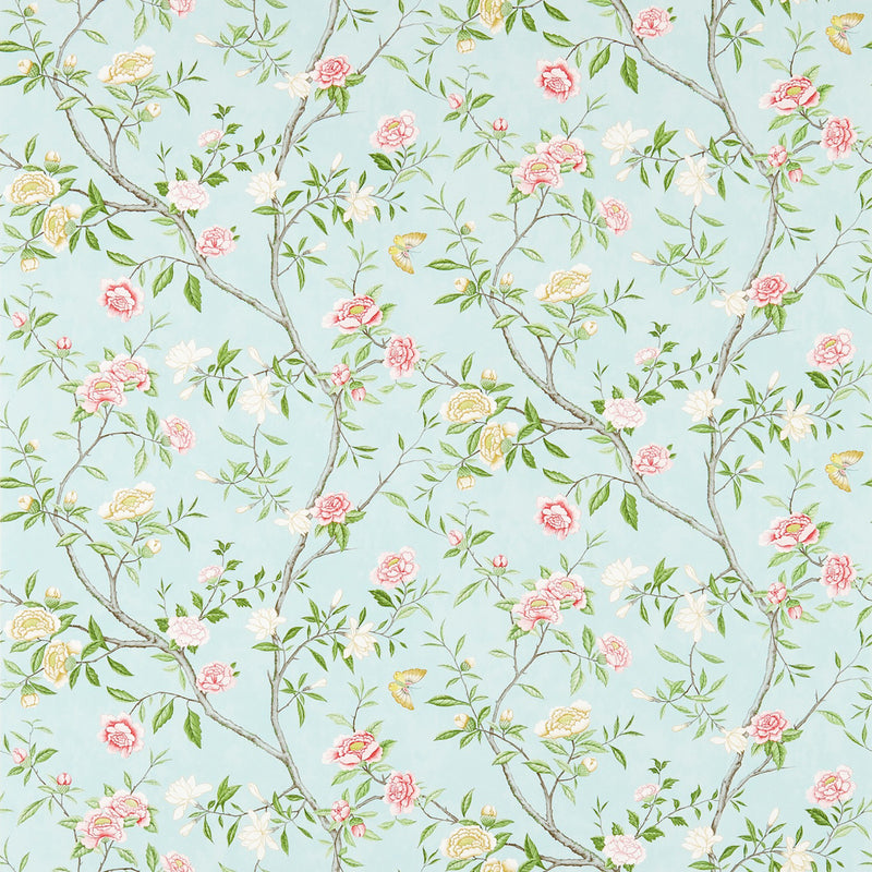 NTP06004 Nostell Priory Cotswolds Manor Sky and Pink Wallpaper by Zoffany