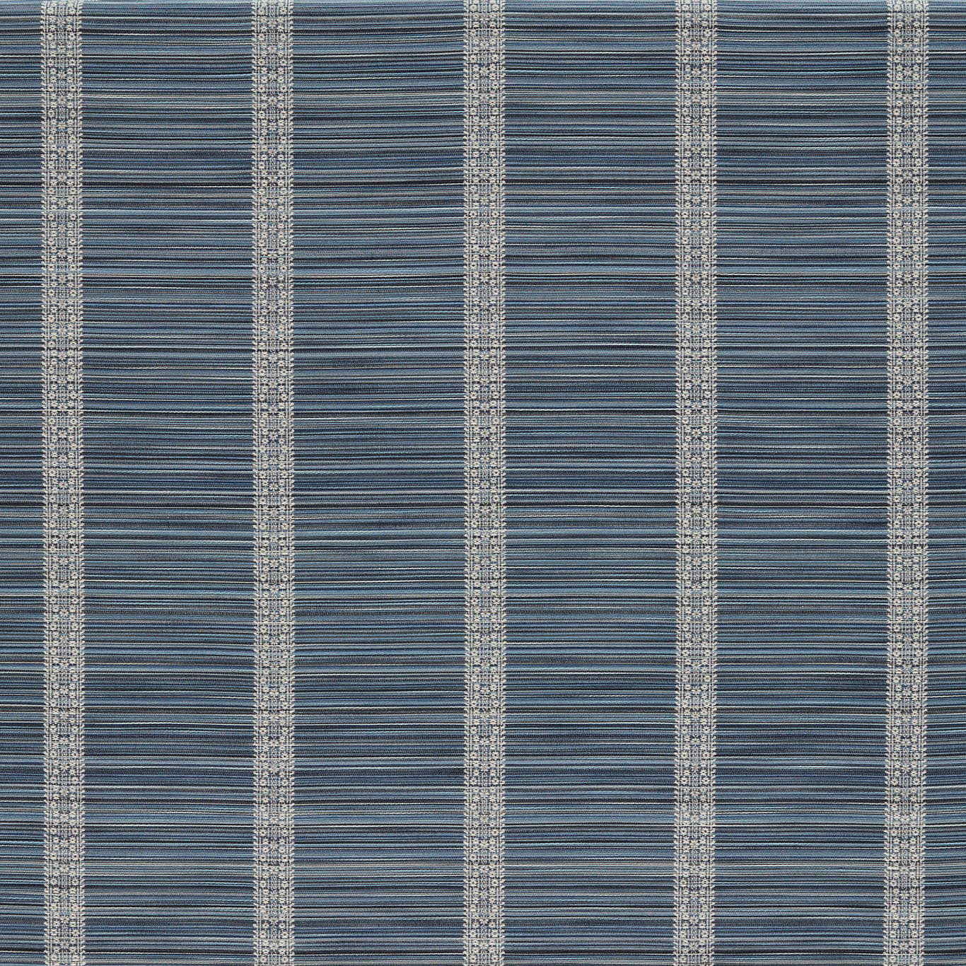 ZOF0242-03 Bellagio Stripe Blue Stone Michael S. Smith Indoor Outdoor Fabric by Zoffany