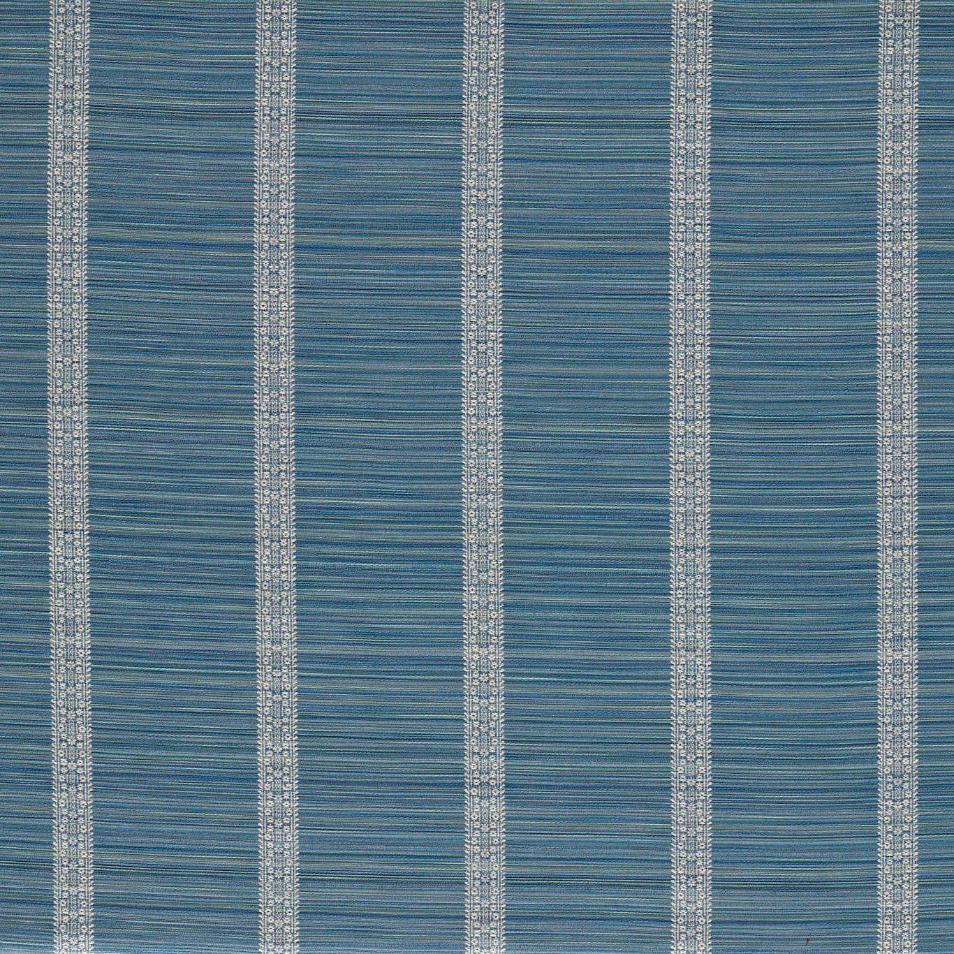 ZOF0242-04 Bellagio Stripe Azure Michael S. Smith Indoor Outdoor Fabric by Zoffany