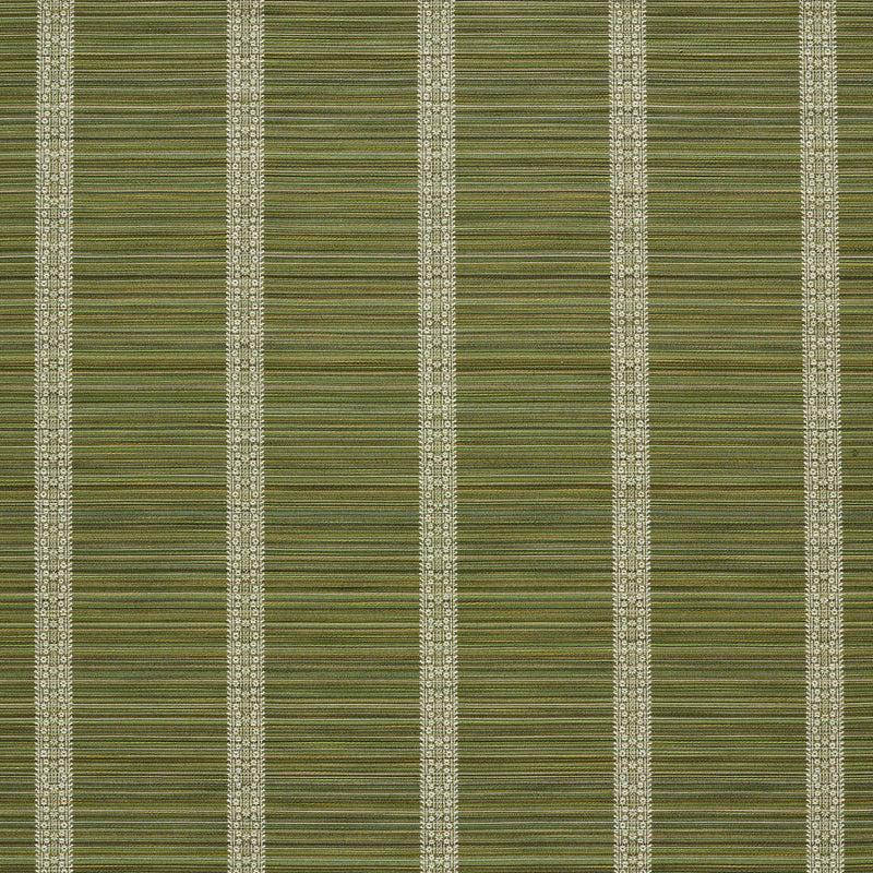 ZOF0242-06 Bellagio Stripe Evergreen Michael S. Smith Indoor Outdoor Fabric by Zoffany