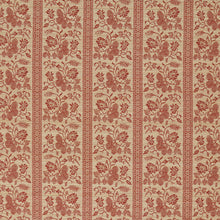 ZOF0244-02 Filigree Bellagio Stripe Sandstone/Russet Michael S. Smith Indoor Outdoor Fabric by Zoffany