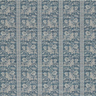 ZOF0244-03 Filigree Bellagio Stripe Blue Stone Michael S. Smith Indoor Outdoor Fabric by Zoffany