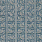 ZOF0244-04 Filigree Bellagio Stripe Azure Michael S. Smith Indoor Outdoor Fabric by Zoffany