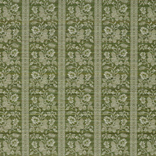 ZOF0244-06 Filigree Bellagio Stripe Evergreen Michael S. Smith Indoor Outdoor Fabric by Zoffany