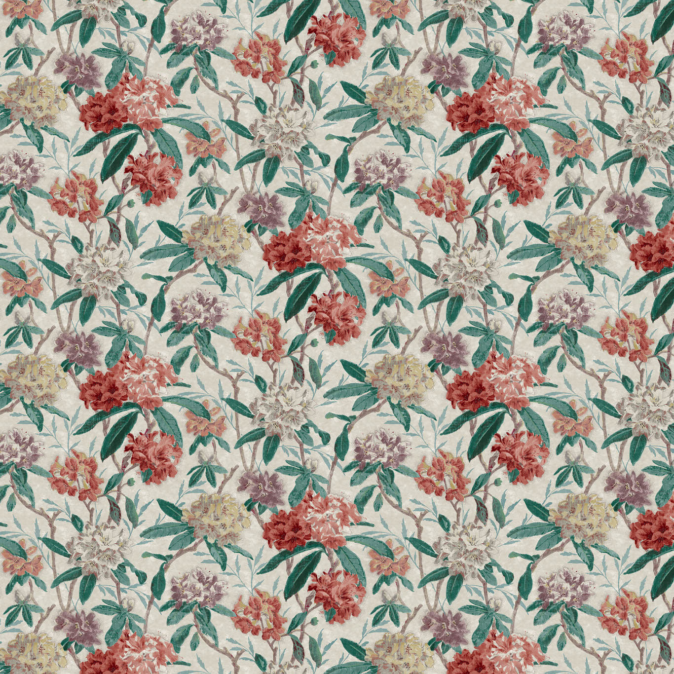 ZOF0247-01 Azalea Path Archive Chintz Michael S. Smith Indoor Outdoor Fabric by Zoffany