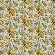ZOF0247-02 Azalea Path Primrose/Evergreen Michael S. Smith Indoor Outdoor Fabric by Zoffany