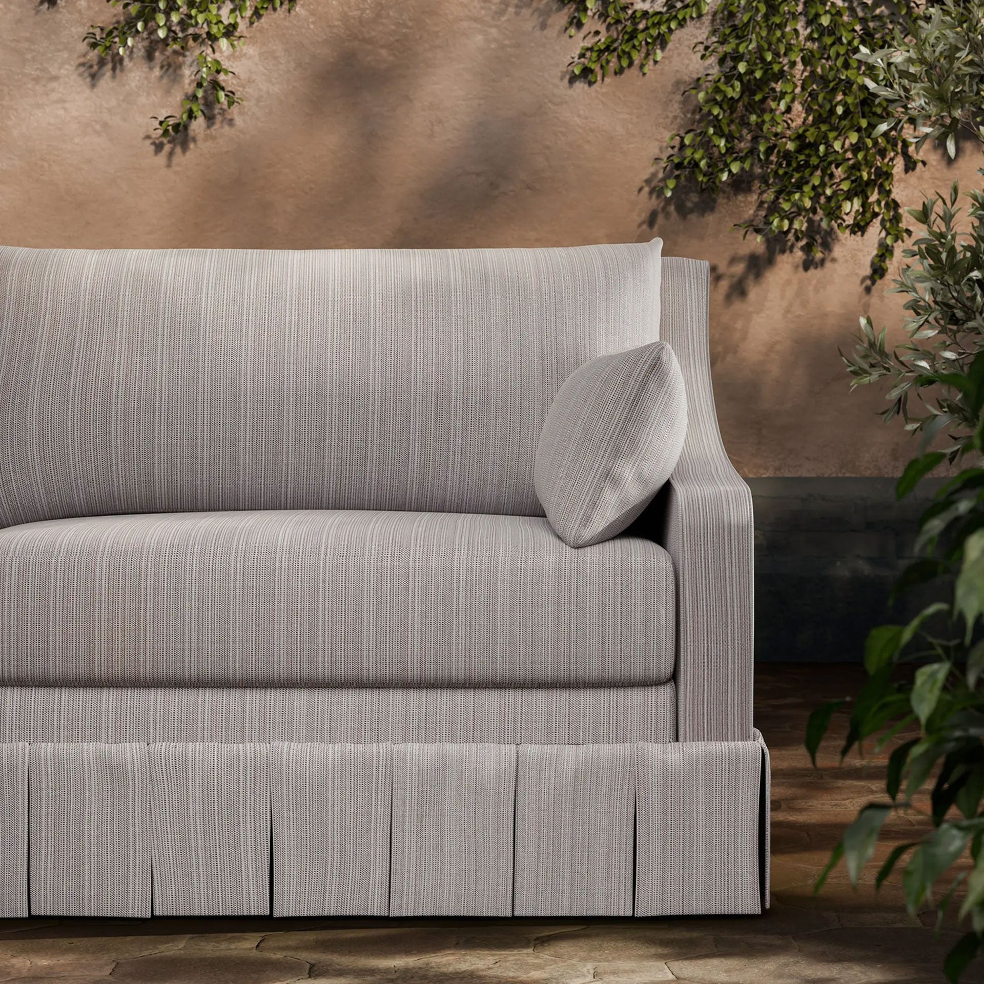 ZOF0248-04 Summerhouse Weave Chalk Michael S. Smith Indoor Outdoor Fabric by Zoffany