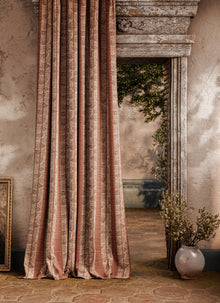 ZOF0250-02 Kyoto Stripe Russet Michael S. Smith Indoor Outdoor Fabric by Zoffany