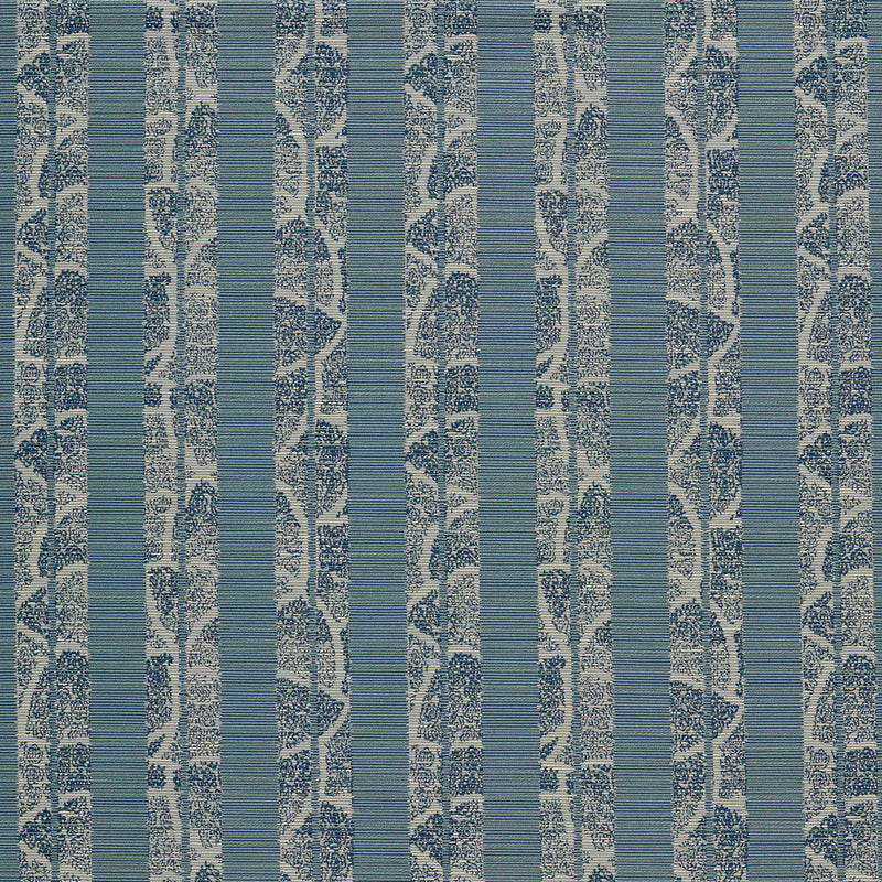 ZOF0250-03 Kyoto Stripe Azure Michael S. Smith Indoor Outdoor Fabric by Zoffany