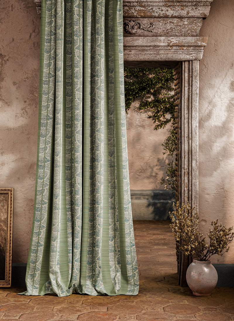 ZOF0250-05 Kyoto Stripe Jade Michael S. Smith Indoor Outdoor Fabric by Zoffany