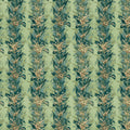 Lily Stripe Archive Green Michael S. Smith Indoor Outdoor Fabric by Zoffany
