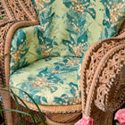 ZOF0251-01 Lily Stripe Archive Green Michael S. Smith Indoor Outdoor Fabric by Zoffany
