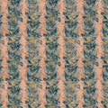 Lily Stripe Archive Coral Michael S. Smith Indoor Outdoor Fabric by Zoffany