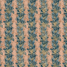 ZOF0251-02 Lily Stripe Archive Coral Michael S. Smith Indoor Outdoor Fabric by Zoffany