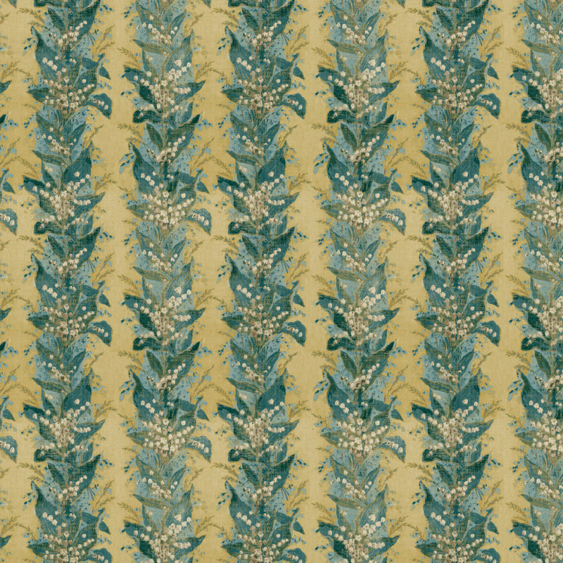 ZOF0251-03 Lily Stripe Tuscan Yellow Michael S. Smith Indoor Outdoor Fabric by Zoffany