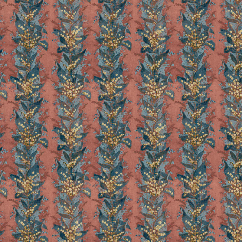 ZOF0251-04 Lily Stripe Rouge Michael S. Smith Indoor Outdoor Fabric by Zoffany
