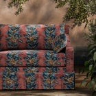 ZOF0251-04 Lily Stripe Rouge Michael S. Smith Indoor Outdoor Fabric by Zoffany