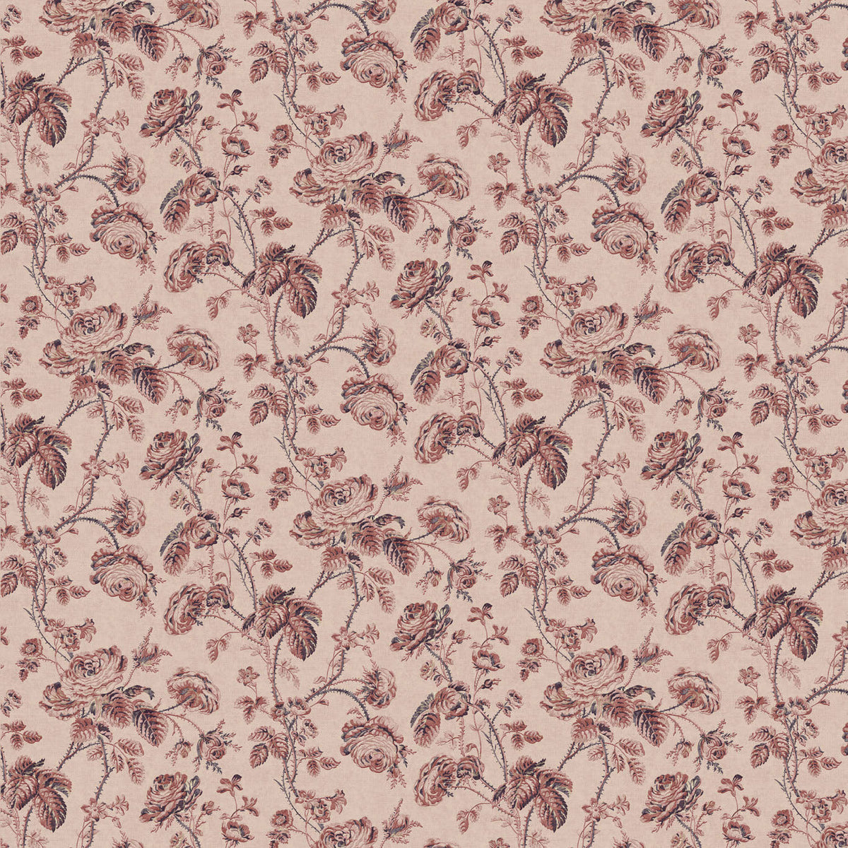 Thorny Vine Rouge Michael S. Smith Indoor Outdoor Fabric by Zoffany