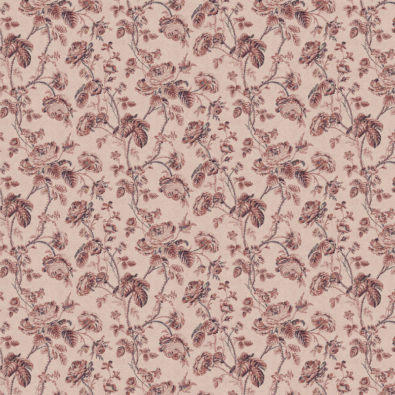 ZOF0253-02 Thorny Vine Rouge Michael S. Smith Indoor Outdoor Fabric by Zoffany