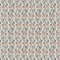 Winter Garden Indigo/Red Michael S. Smith Indoor Outdoor Fabric by Zoffany