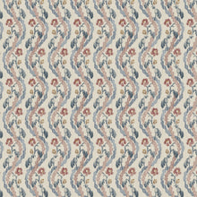 ZOF0254-01 Winter Garden Indigo/Red Michael S. Smith Indoor Outdoor Fabric by Zoffany