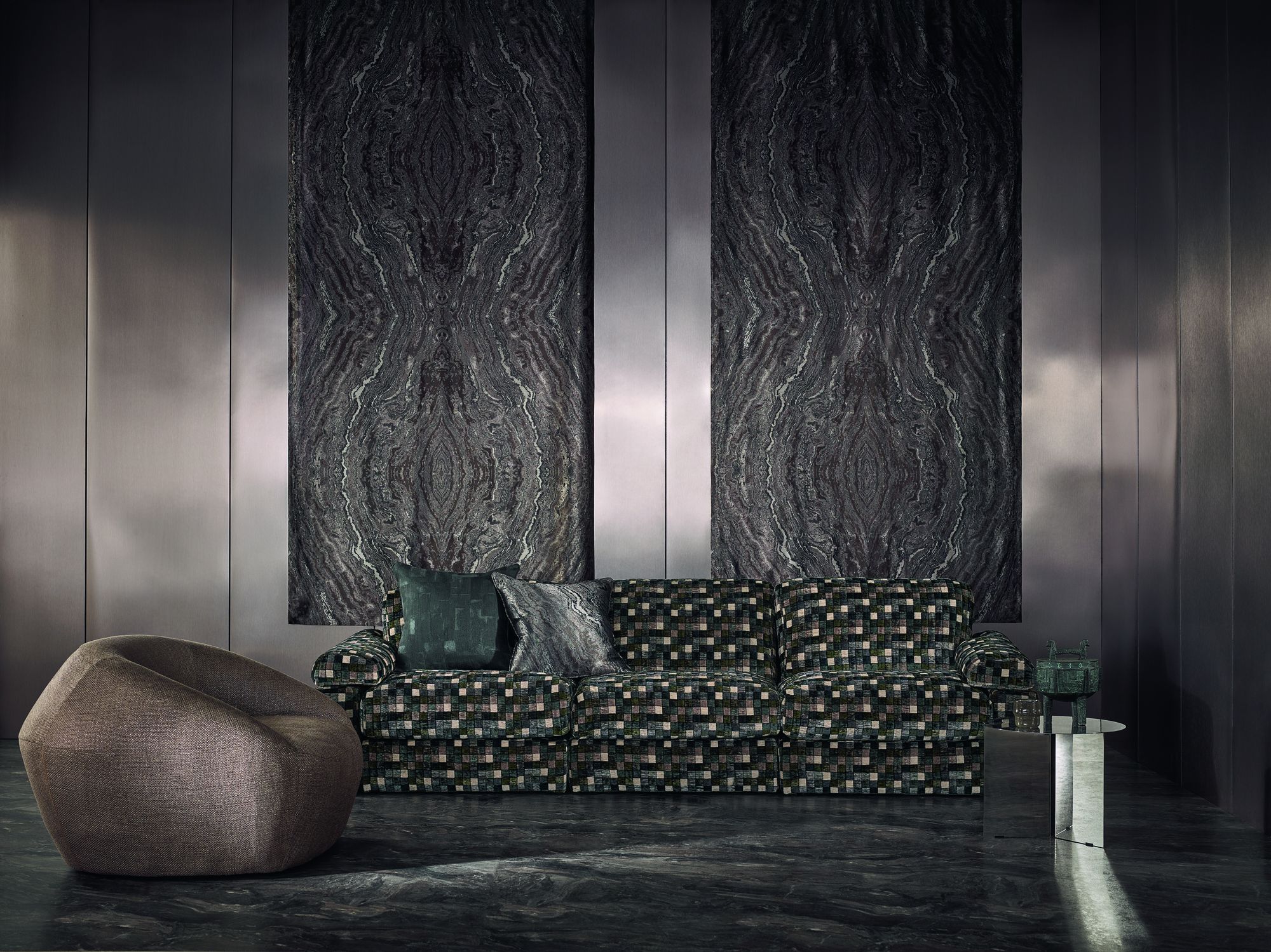 Campden Cols Holland Park Fabric by Zinc Textile