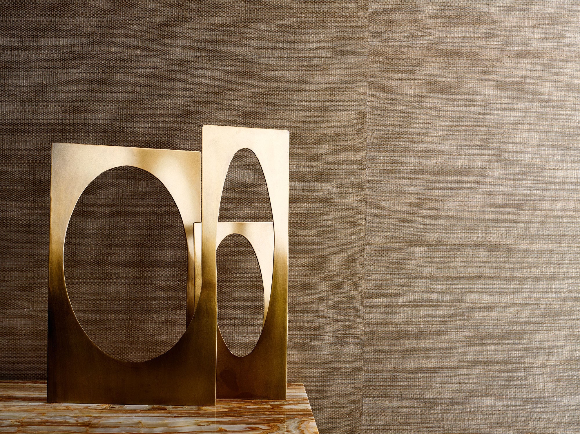 ZW126/07 Jurbanite Goldsand Wallpaper by Zinc